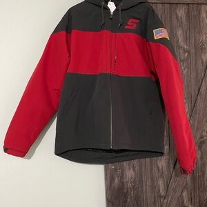 S Brand Men's Performance Jacket - Red & Black
